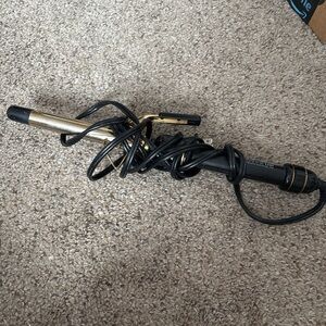 Gold and Black Curling Wand